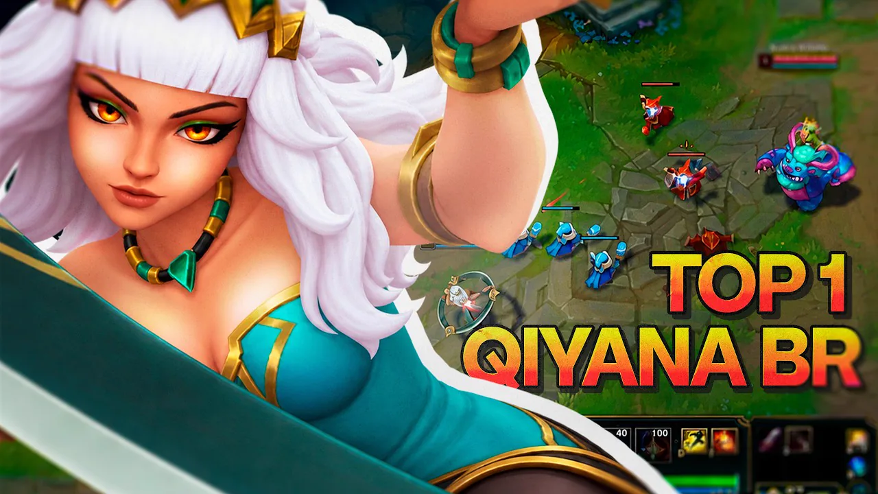 WonderOfVasco's YouTube thumbnail featuring Qiyana versus Nunu mid